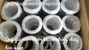 Ống gió mềm nhôm có bảo ôn chống cháy