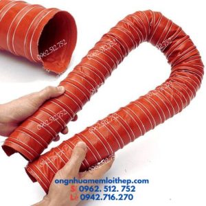 ống silicone màu đỏ chống cháy