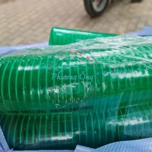 Ống nhựa mềm lõi thép hút bể phốt môi trường